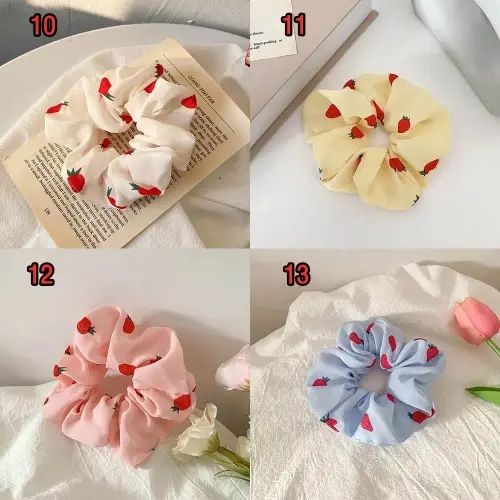 strawberry-style-scrunchies