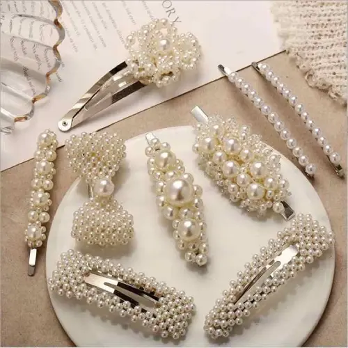 TOUARETAILS PEARL HAIR CLIP