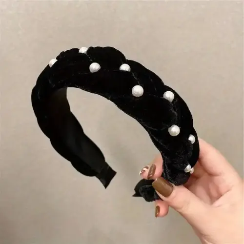 PEARLS HEADBAND SWEET HAIRBANDS HAIR HOOPS HOLDER