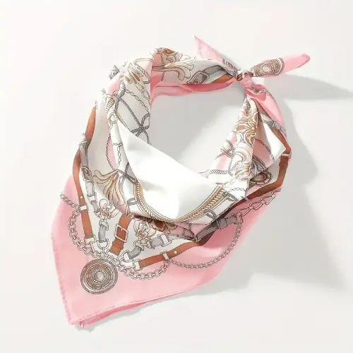 SATIN SILK FEELING SCARF BANDANA FASHION HEADBAND FOR WOMEN BAROQUE STYLE