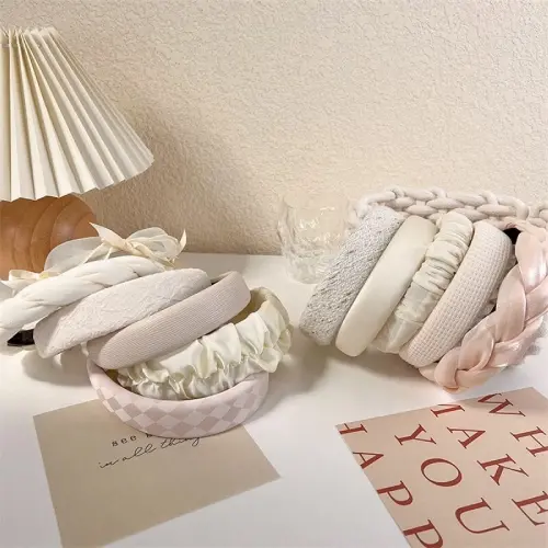 CREAM + BEIGE HEADBANDS