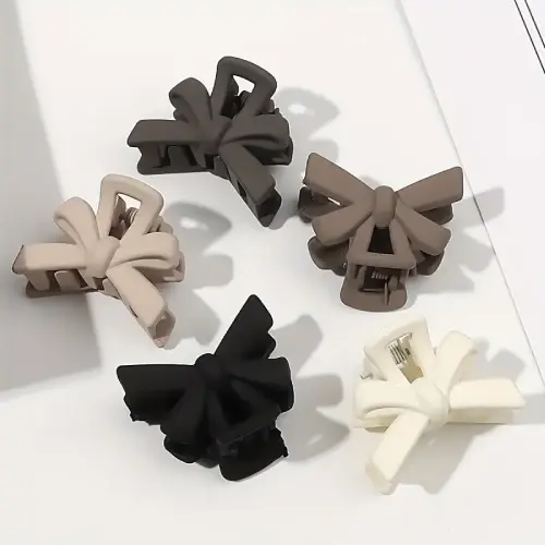 BOW SHAPED HAIR CLAMP