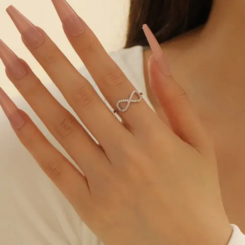 INFINITY RING STERLING SILVER