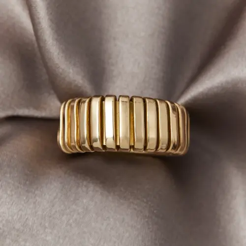 STAINLESS STEEL BULGARI RING