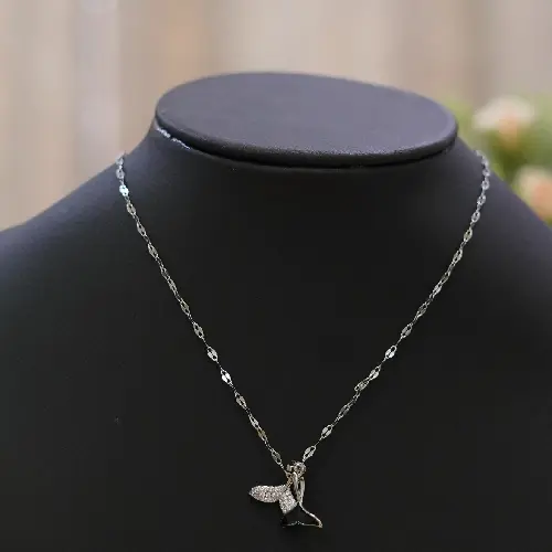 STAINLESS STEEL MERMAID TAIL NECKLACE