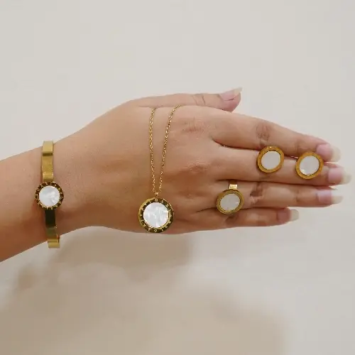 STAINLESS STEEL LUXE BULGARI COMBO SET
